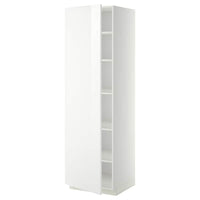 METOD high cabinet with shelves, white/Ringhult white, 60x60x200 cm