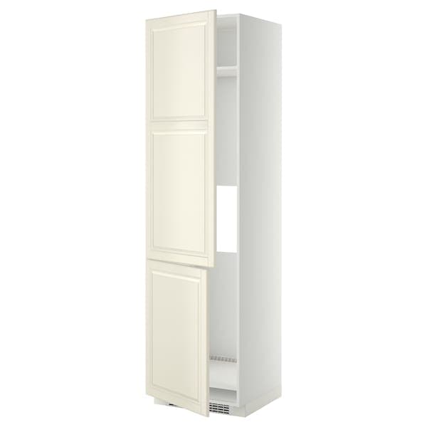 Ikea METOD - High cab f fridge/freezer w 2 doors, white/Bodbyn off-white, 60x60x220 cm