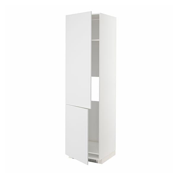 METOD - High cab f fridge/freezer w 2 doors, white/Stensund white, 60x60x220 cm - best price from Maltashopper.com 39409309