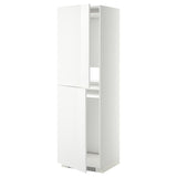 METOD high cabinet for fridge/freezer, white/Ringhult white, 60x60x200 cm