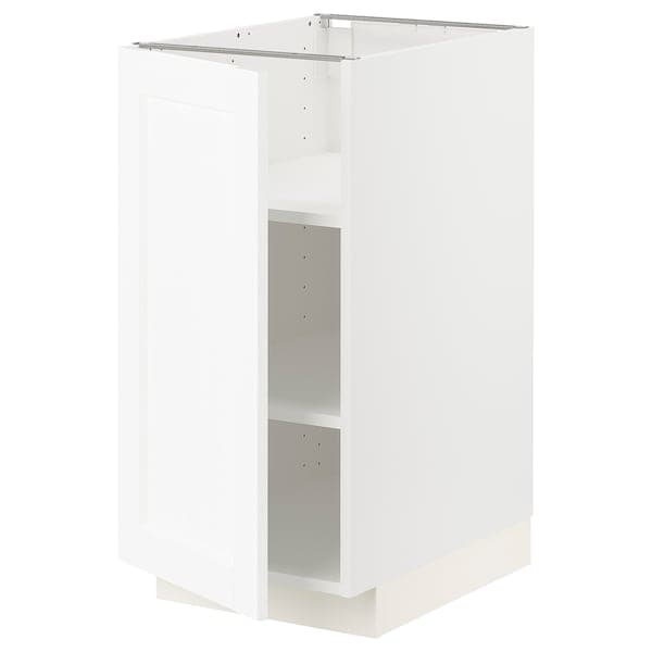Ikea METOD - Base cabinet with shelves, white Enköping/white wood effect, 40x60 cm
