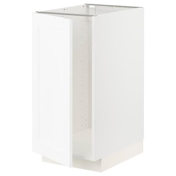 Ikea METOD - Base cab f sink/waste sorting, white Enköping/white wood effect, 40x60 cm
