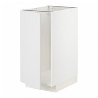 METOD base cab f sink/waste sorting, white/Stensund white, 40x60 cm