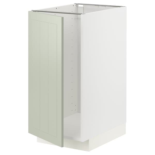 Ikea METOD - Base cab f sink/waste sorting, white/Stensund light green, 40x60 cm