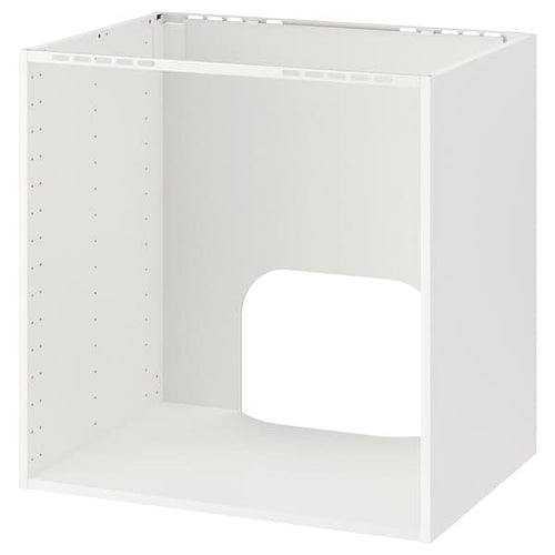 METOD - Base cabinet for built-in oven/sink, white, 80x60x80 cm