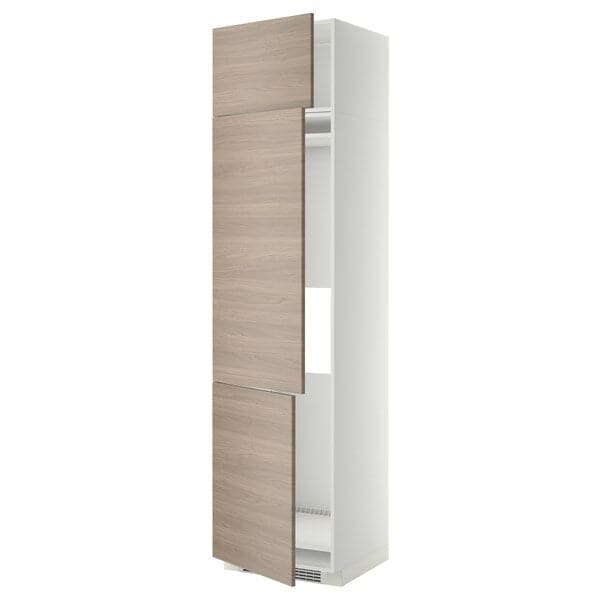 METOD - Cabinet for fridge/freezer+3 doors , - best price from Maltashopper.com 09467956