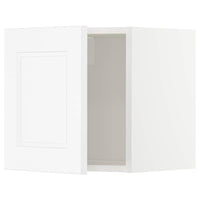 METOD wall cabinet, white/Axstad matt white, 40x40 cm