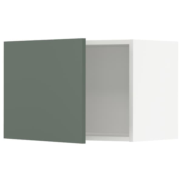 METOD - Wall cabinet, white/Bodarp grey-green, 60x40 cm - best price from Maltashopper.com 09468055