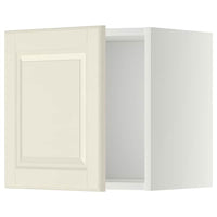 METOD wall cabinet, white/Bodbyn off-white, 40x40 cm
