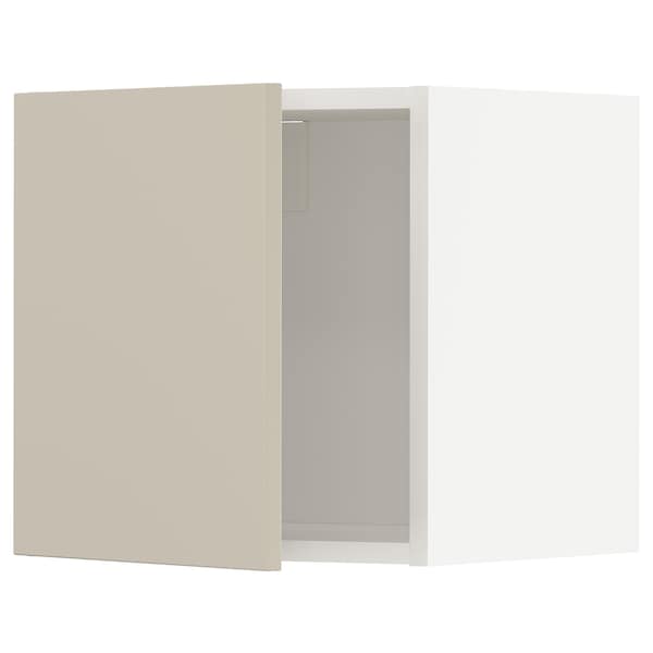 Ikea METOD - Wall cabinet, white/Havstorp beige, 40x40 cm