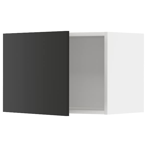METOD - Wall cabinet, white/Nickebo matt anthracite, 60x40 cm - best price from Maltashopper.com 59498366