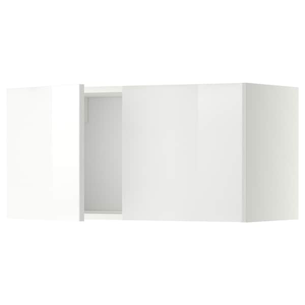 Ikea METOD - Wall cabinet with 2 doors, white/Ringhult white, 80x40 cm