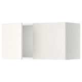 METOD wall cabinet with 2 doors, white/Veddinge white, 80x40 cm