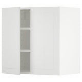 METOD wall cabinet with shelves/2 doors, white/Stensund white, 60x60 cm
