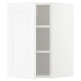 METOD wall cabinet with shelves, white/Axstad matt white, 40x60 cm