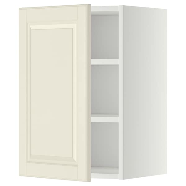 Ikea METOD - Wall cabinet with shelves, white/Bodbyn off-white, 40x60 cm