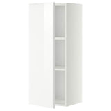 METOD wall cabinet with shelves, white/Ringhult white, 40x100 cm