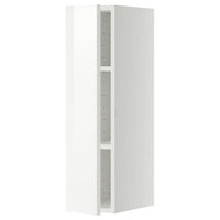 METOD wall cabinet with shelves, white/Ringhult white, 20x80 cm