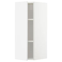 METOD wall cabinet with shelves, white/Ringhult white, 30x80 cm