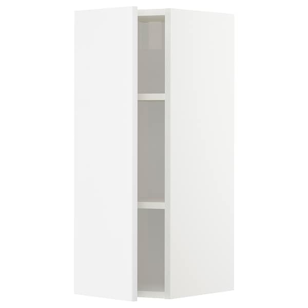 METOD - Wall cabinet with shelves, white/Ringhult white, 30x80 cm - best price from Maltashopper.com 19454760
