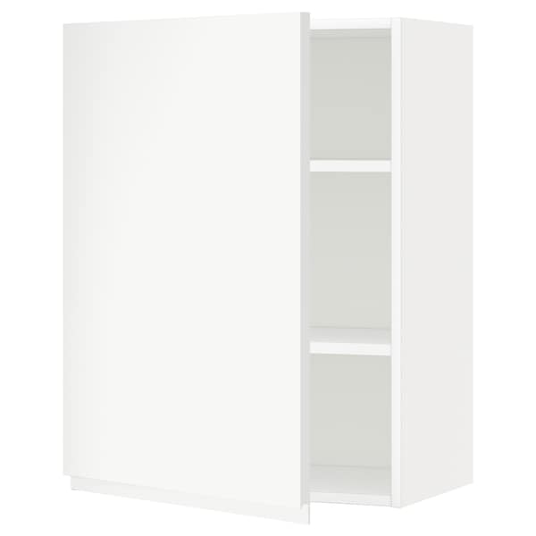 Ikea METOD - Wall cabinet with shelves, white/Voxtorp matt white, 60x80 cm