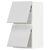 METOD wall cabinet horizontal w 2 doors, white/Ringhult white, 40x80 cm