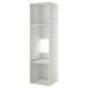 METOD high cabinet f built-in appliances, white, 60x60x220 cm