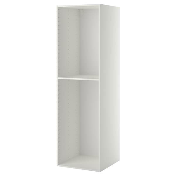 METOD high cabinet frame, white, 60.0x200.0x60.0 cm