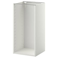 METOD base cabinet, white, 40x37x80 cm