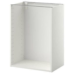 Ikea METOD - Base cabinet frame, white, 60x37x80 cm