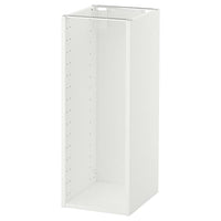 METOD base cabinet, white, 30x37x80 cm