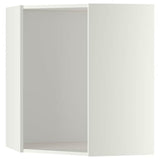 METOD corner wall cabinet, white, 68x37x80 cm