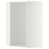 METOD corner wall cabinet, white, 68x37x100 cm