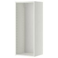 METOD wall cabinet, white, 40x37x100 cm