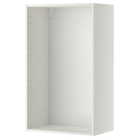 METOD wall cabinet, white, 60x37x100 cm