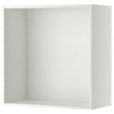 METOD wall cabinet, white, 80x37x80 cm