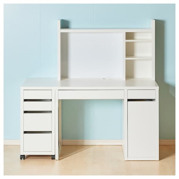 MICKE - Add-on unit high, white, 105x65 cm - best price from Maltashopper.com 90180025