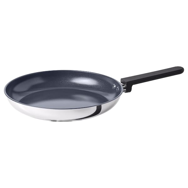 Ikea MIDDAGSMAT - Frying pan, non-stick coating/stainless steel, 28 cm