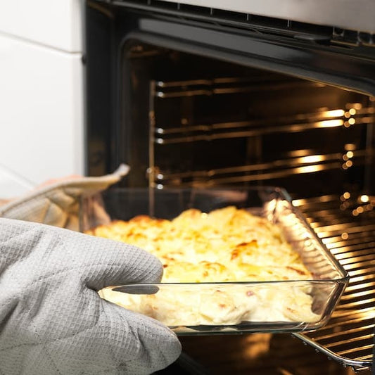 MIXTUR - Oven/serving dish, clear glass, 35x25 cm - best price from Maltashopper.com 80058761