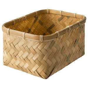 Ikea MJÖLKKANNA - Basket, bamboo, 18x25x14 cm