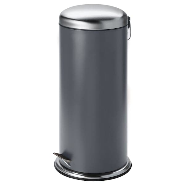 Ikea MJÖSA - Pedal bin, dark grey, 30 l