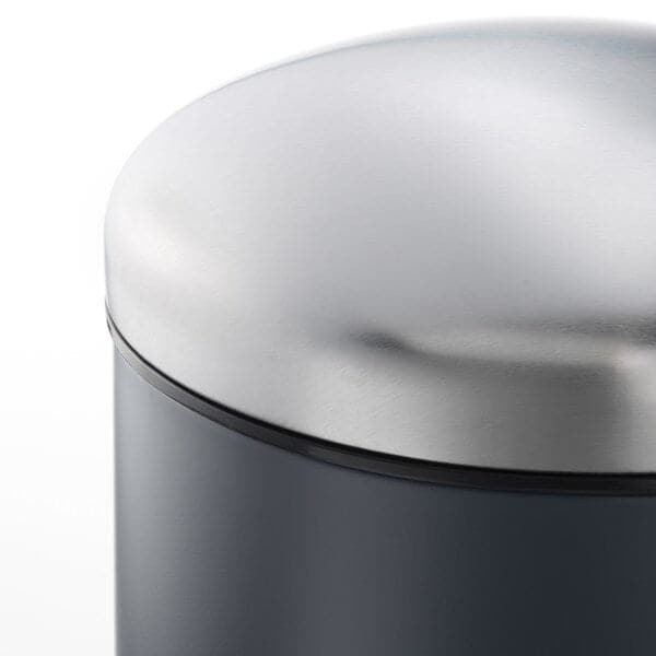 MJÖSA - Pedal bin, dark grey, 12 l - best price from Maltashopper.com 10422844