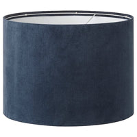MOLNSKIKT lamp shade, dark blue velvet, 42 cm
