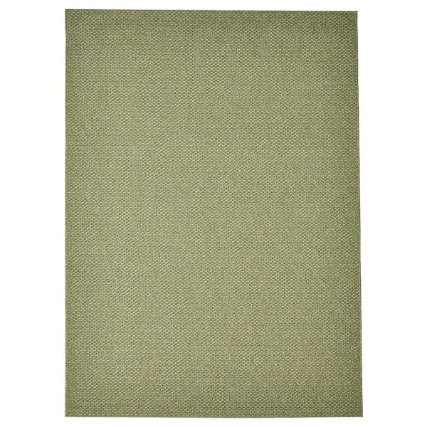 Ikea MORUM - Flat woven carpet int/ext, green,200x300 cm