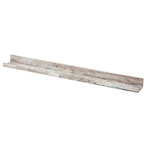 MOSSLANDA - Picture ledge, white stained pine effect, 115 cm