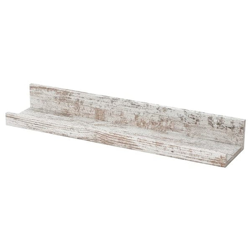 MOSSLANDA - Picture ledge, white stained pine effect, 55 cm
