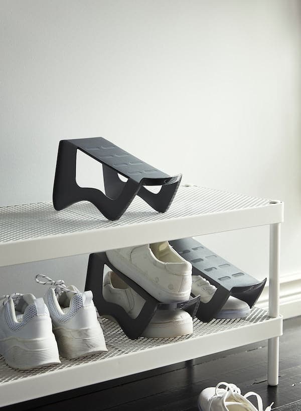 MURVEL - Shoe organiser, grey, 14x14x24 cm - best price from Maltashopper.com 20434832