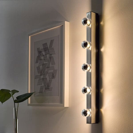 MUSIK Wall lamp, fixed installation - chrome , - best price from Maltashopper.com 20217485
