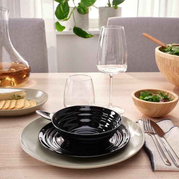 Ikea NÄTBARB - Bowl, black, 14 cm