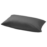 NATTJASMIN pillowcase, dark grey, 50x80 cm